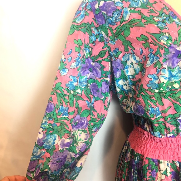 80’s Vintage Diane Freis Dress - Picture 6 of 16